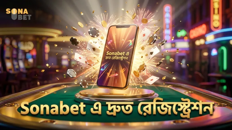 রেজিস্ট্রেশন সম্পন্ন করে Sonabet এ দ্রুত আয় শুরু করুন