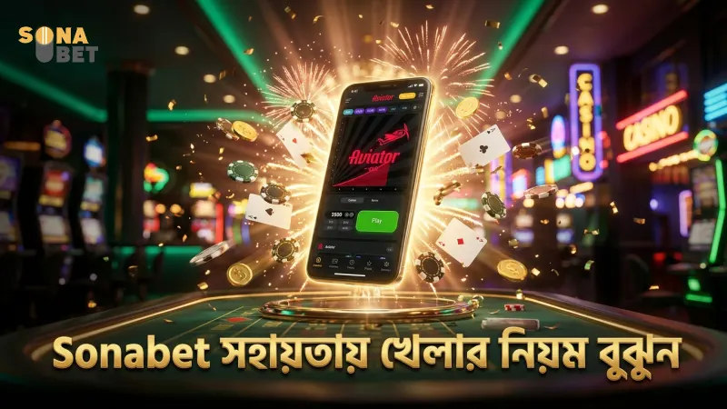 খেলার নিয়মগুলো ভালোভাবে বুঝে নিন, Sonabet সহায়তা করুন