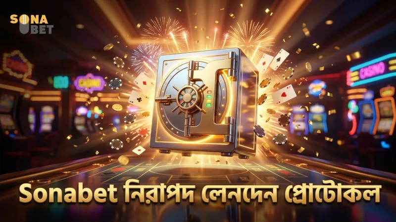 Sonabet এ নিরাপদ লেনদেন নিশ্চিত করতে এনক্রিপ্টেড প্রোটোকল ব্যবহৃত।