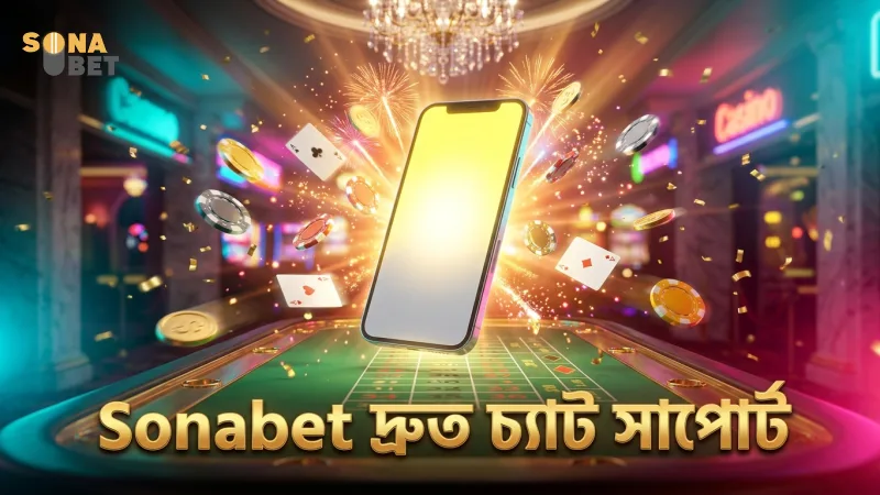 Sonabet সাপোর্টে দ্রুত চ্যাট রেসপন্স নিশ্চিত করে।