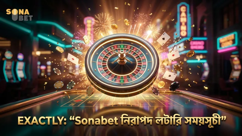 সঠিক সময়সূচী মেনে নিরাপদভাবে লটারি খেলুন Sonabet