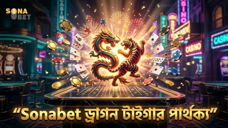 ড্রাগন টাইগার ও ব্যাকারাটের নিয়মগত প্রধান পার্থক্য ব্যাখ্যা।