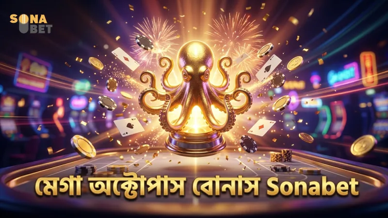 মেগা অক্টোপাস বোনাস রাউন্ডে দ্রুত বোনাস অর্জন করুন Sonabet এ