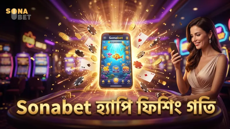 Sonabet এ হ্যাপি ফিশিং এর গেমপ্লে গতি অন্য গেমের তুলনায় দ্রুত