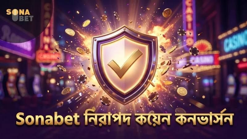 Sonabet এর নিরাপদ প্ল্যাটফর্মে স্বচ্ছ কয়েন কনভার্সন নিশ্চিত করুন