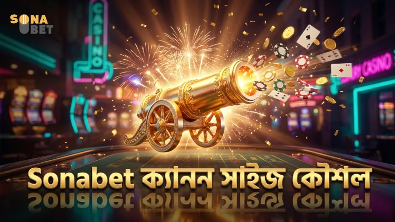 জ্যাকপট ফিশিং গেমের ক্যানন সাইজ ও বুলেট ব্যবস্থাপনা দেখানো হয়েছে