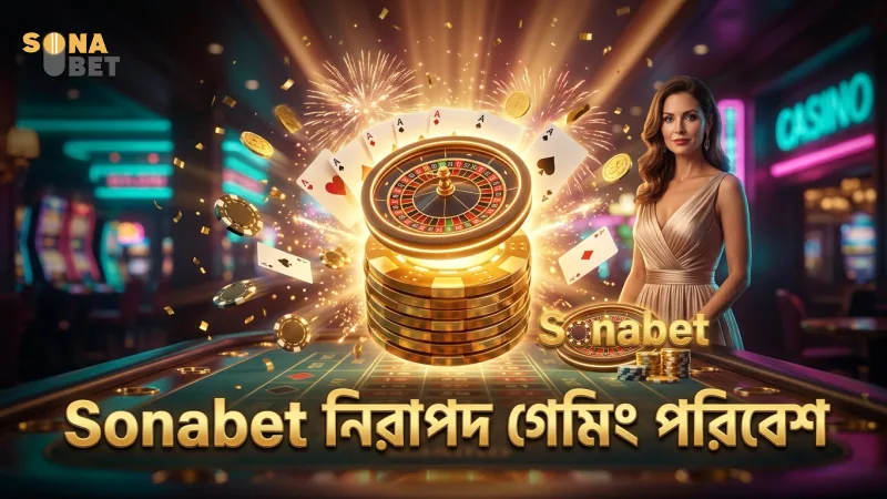 Sonabet প্ল্যাটফর্মে নিরাপদ ও বিশ্বাসযোগ্য গেমিং পরিবেশ।