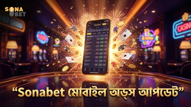 মোবাইল থেকে Sonabet অ্যাপে রিয়েলটাইম প্রিমিয়ার লিগ অডস পর্যবেক্ষণ