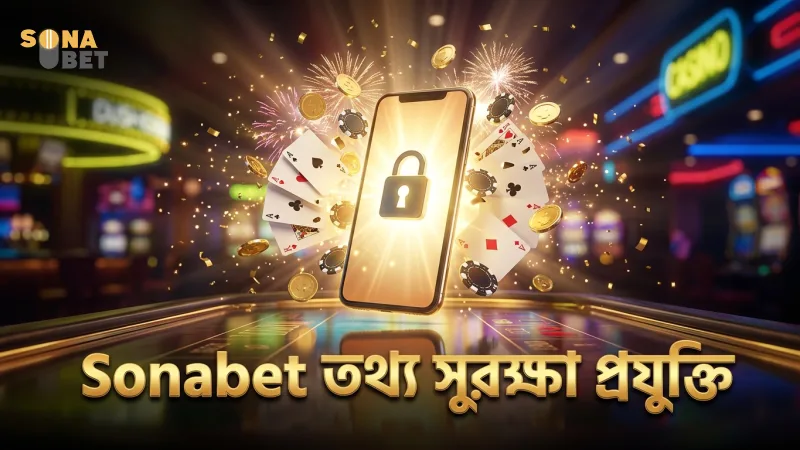 ডাটা সুরক্ষায় Sonabet এর আধুনিক প্রযুক্তি ব্যবহৃত।