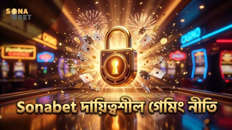 Sonabet এর দায়িত্বশীল গেমিং নীতিমালা ও নির্দেশিকা প্রদর্শন।