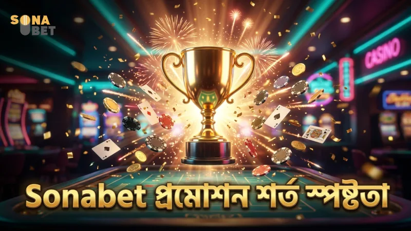 Sonabet প্রমোশন শর্তাবলির স্পষ্টতা ব্যবহারকারীর বিশ্বাস বাড়ায়।