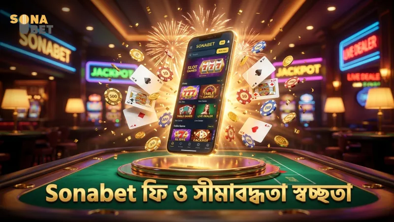 ফি ও লেনদেন সীমাবদ্ধতা নিয়ে Sonabet এ স্বচ্ছতা বজায় রাখুন