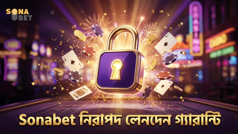 Sonabet উইথড্রয়ালের নিরাপদ লেনদেন নিশ্চিত করে।