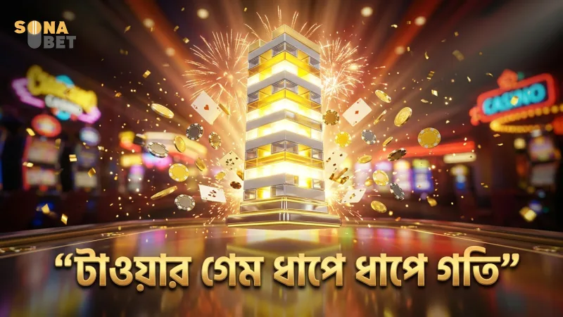 টাওয়ার গেমের ধাপে ধাপে সঠিক গতি নিয়ন্ত্রণ প্রয়োজন।